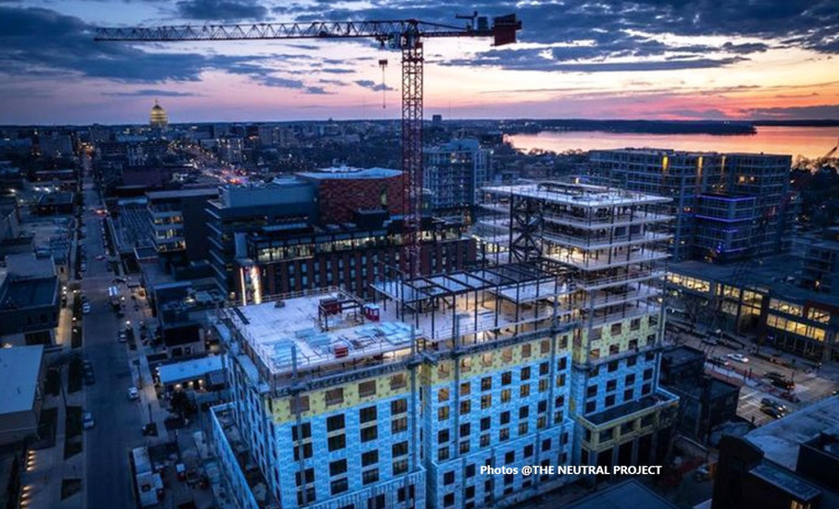 Bakers place, Madison: mass timber gets ahead of carbon taxing 